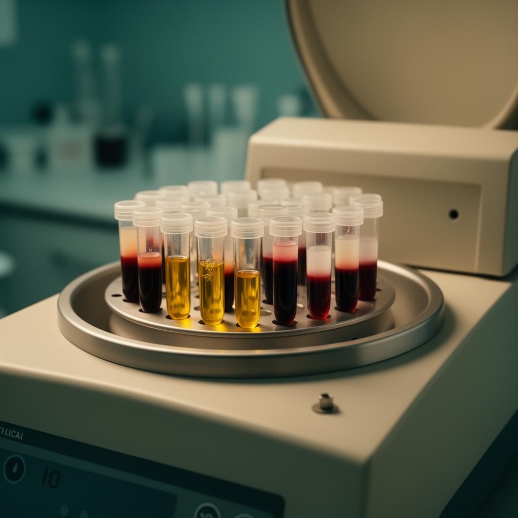 Centrifuga PRP doppia — preparazione plasma ricco di piastrine